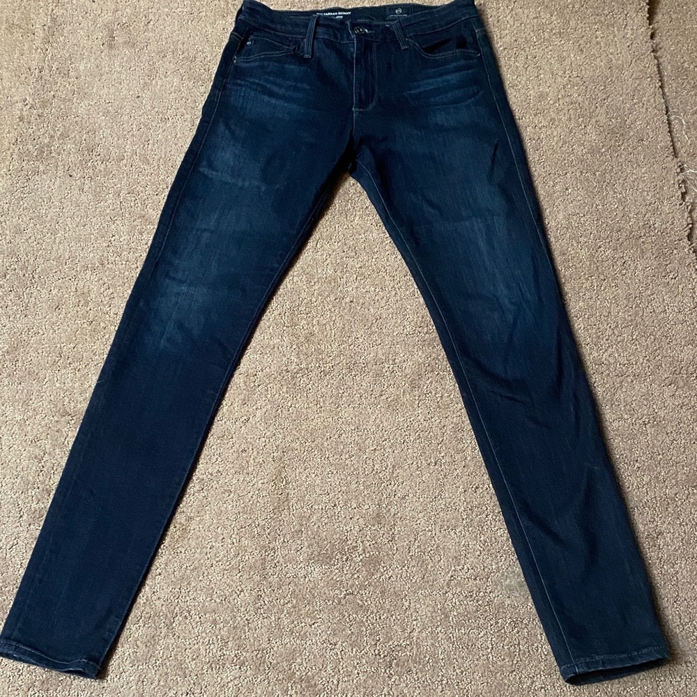 Ag Adriano Goldschmied Farrah Hogh Rise Skinny Indigo Jeans 26R